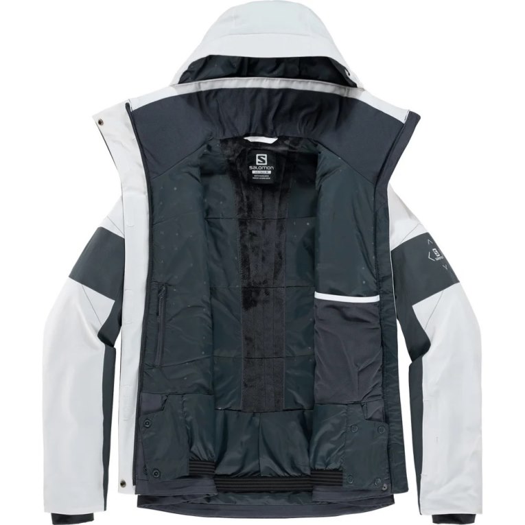 Chaquetas Aislantes Salomon Speed Mujer Blancos Negros | MX HCST869
